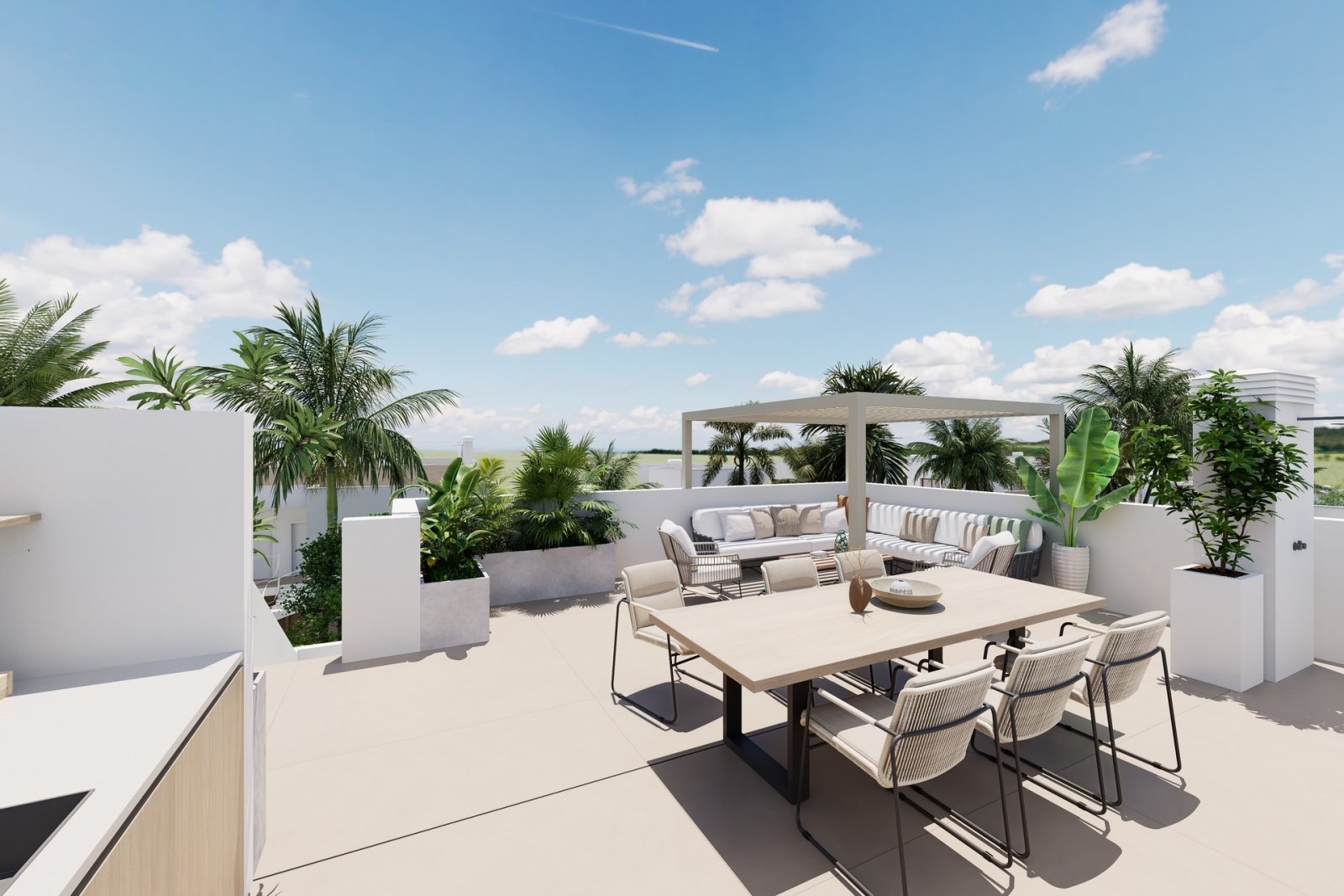 Im charmanten Ort Los Alcázares gelegen, bieten diese Bungalows eine einzigartige Gelegenheit, das Leben in Meeresnähe zu genießen. Jeder Bungalow is