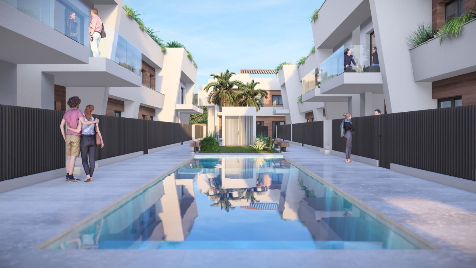 Im charmanten Ort Torre-Pacheco gelegen, bietet diese Wohnanlage eine Auswahl von 24 High-Bungalow- und Low-Bungalow-Wohnungen. Diese Immobilien sind