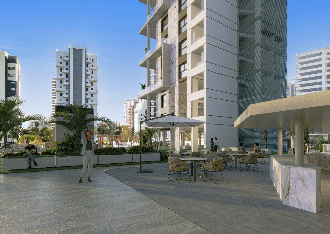  In der charmanten Stadt Calpe gelegen, bietet diese exklusive Wohnanlage eine Auswahl von 32 Wohnungen, darunter Apartments und Penthäuser. Entworfen