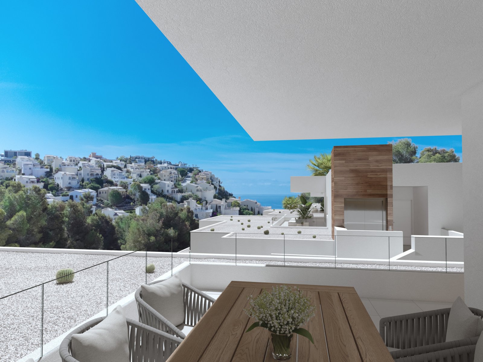  In der exklusiven Gegend von Cumbre del Sol gelegen, bietet diese Wohnanlage eine Auswahl von 11 Immobilien, darunter Apartments, Erdgeschosse und Pe