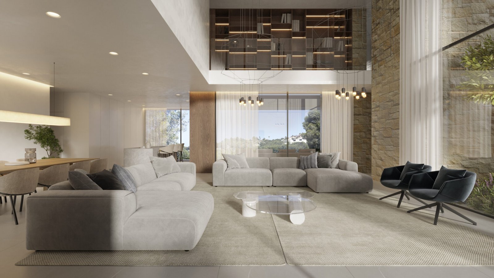 Diese Villa befindet sich in der charmanten Stadt Teulada und bietet eine privilegierte Umgebung mit Meerblick. Sie wurde für diejenigen entworfen, d