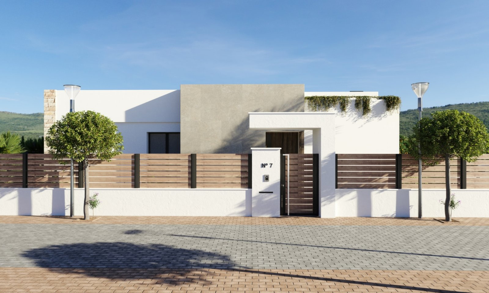 In der prestigeträchtigen Umgebung des Hacienda del Alamo Golf gelegen, bietet dieses exklusive Ensemble von 10 freistehenden Chalets eine einzigarti