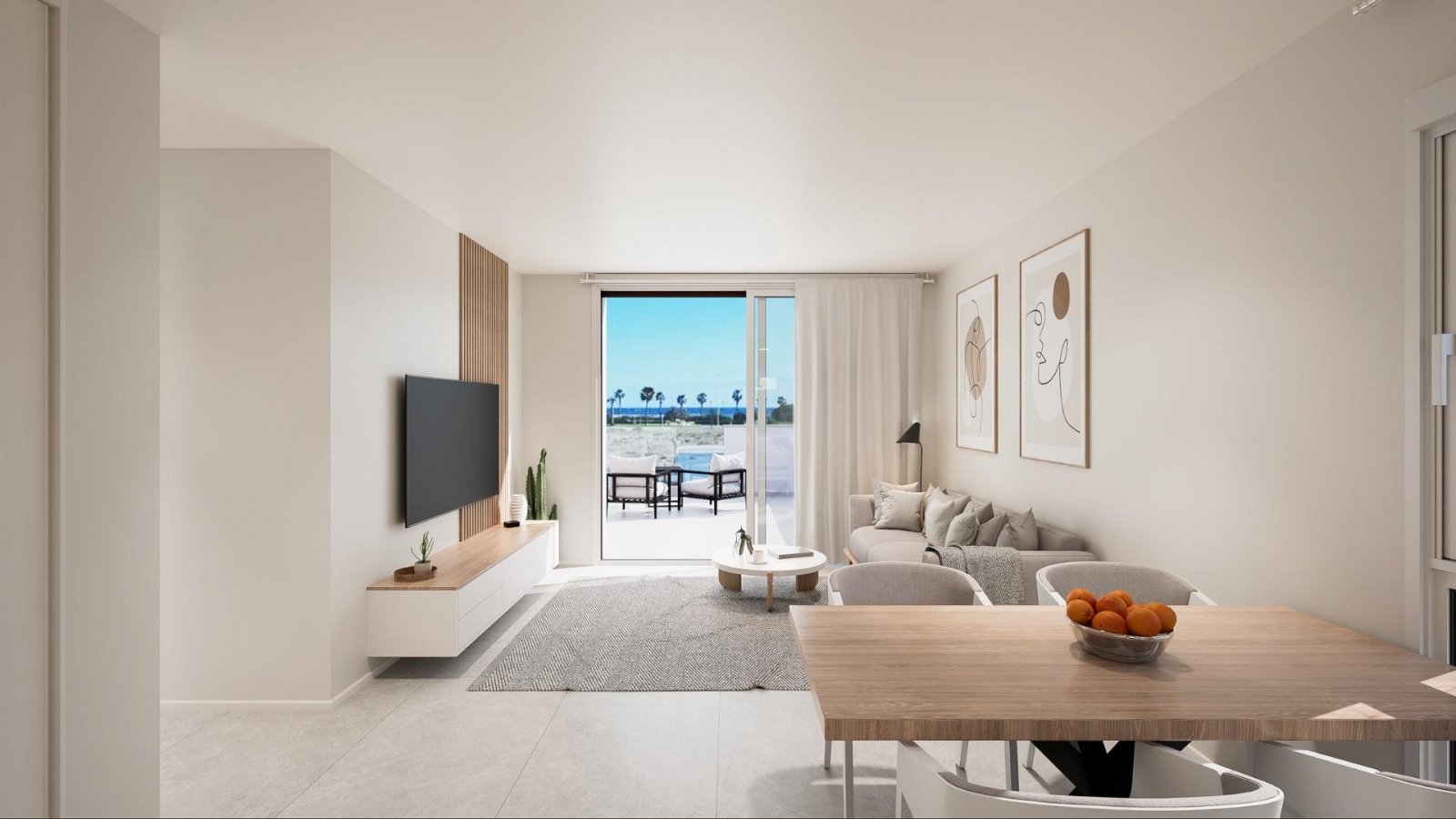 In der charmanten Stadt Pilar de la Horadada gelegen, bietet dieses Bungalow-Ensemble ein einzigartiges Wohnerlebnis in erster Meereslinie. Mit garan