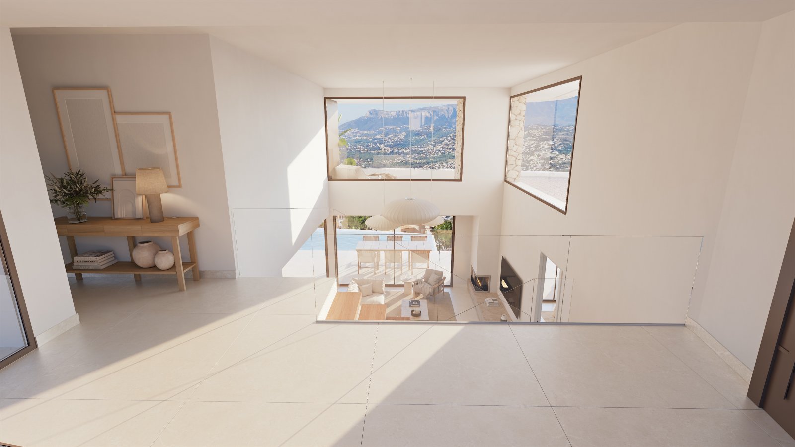 In der exklusiven Gegend von Cumbre del Sol gelegen, bietet diese Villa ein unvergleichliches Wohnerlebnis. Mit Meerblick befindet sich diese Immobil