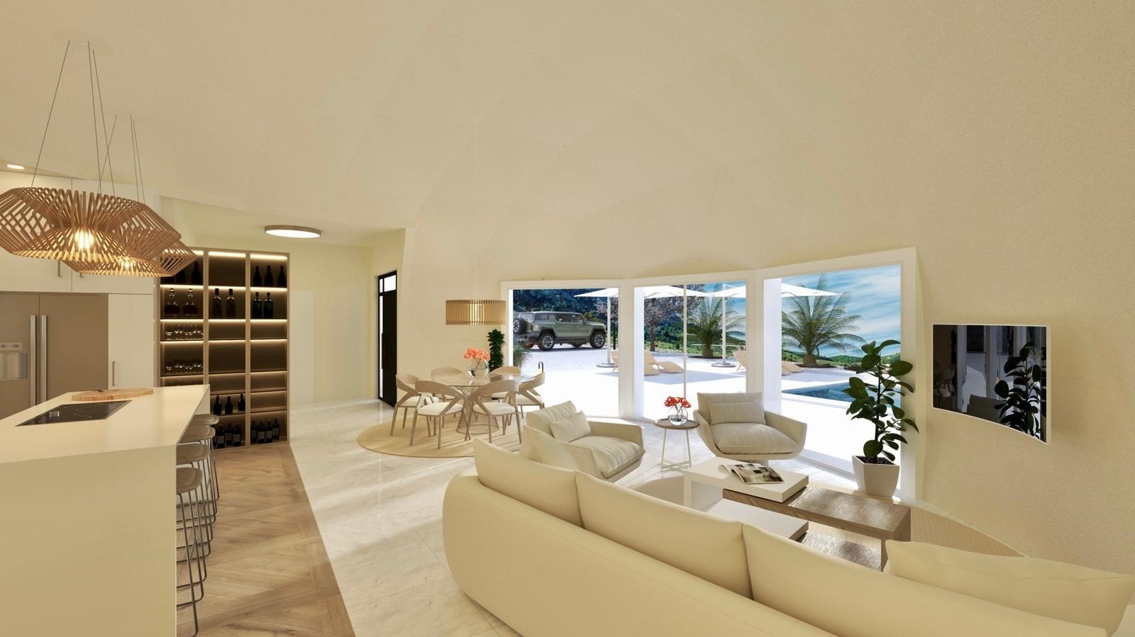   Unique Off-Plan Geodesic Eco Home Near Pinoso&amp;#13;&amp;#13;
Discover a truly unique home concept with this impressive off-plan geodesi