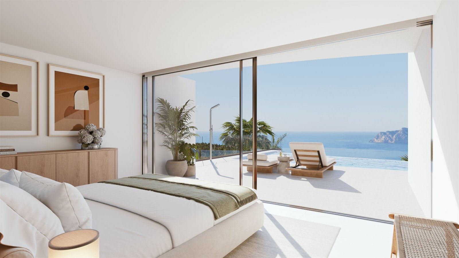  In der exklusiven Gegend von Cumbre del Sol gelegen, bietet diese Villa ein einzigartiges Wohnerlebnis mit Meerblick. Die Immobilie, die für diejenig