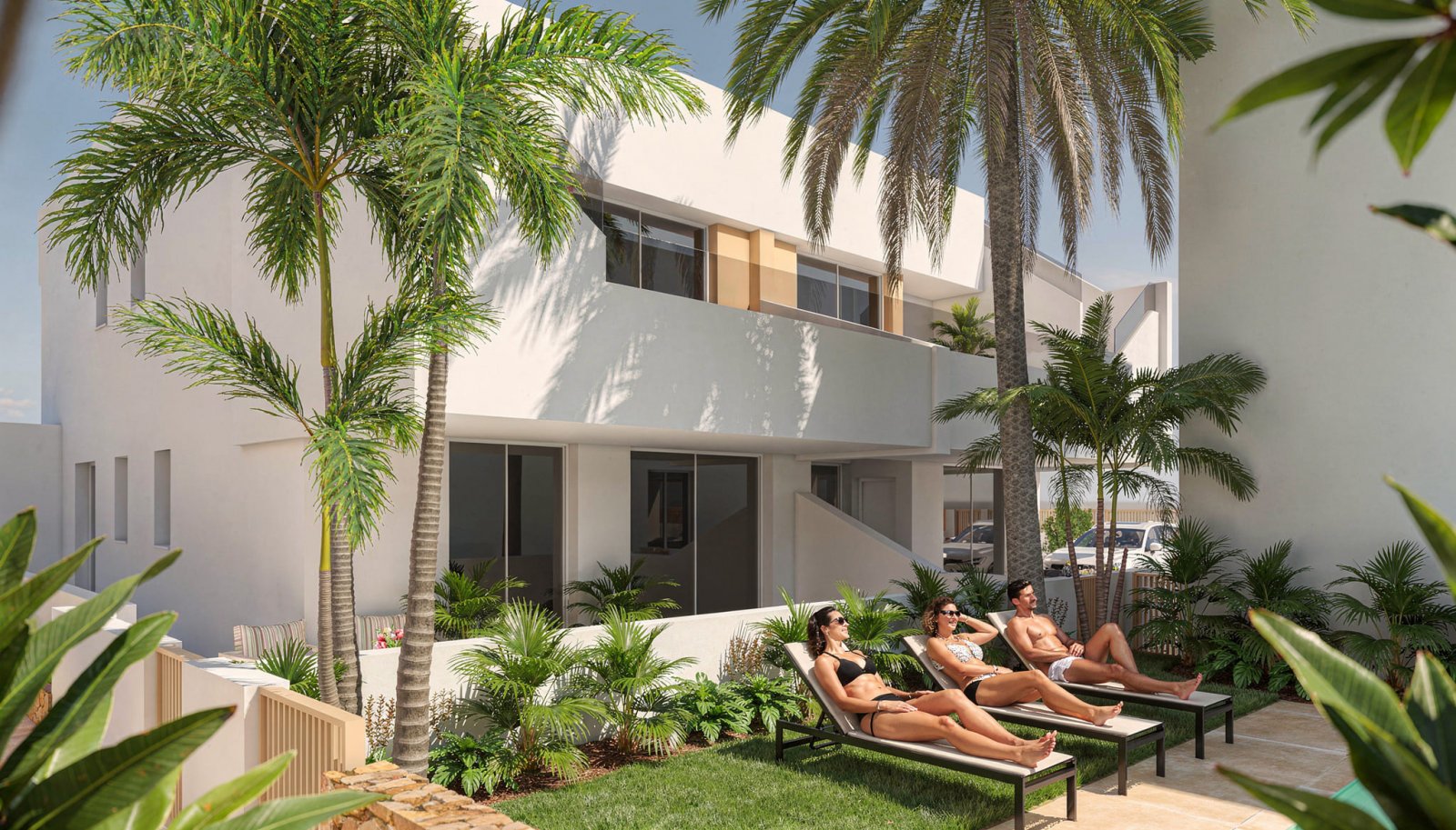  Im charmanten Ort Pilar de la Horadada gelegen, bietet diese Wohnanlage 14 exklusive Bungalows, die darauf ausgelegt sind, die Bedürfnisse derjenigen