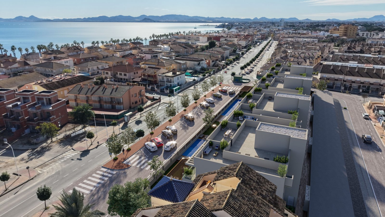 In der charmanten Stadt Los Alcázares gelegen, bietet dieses exklusive Wohnresort eine Auswahl von 34 Wohnungen, darunter Apartments, Erdgeschosse un