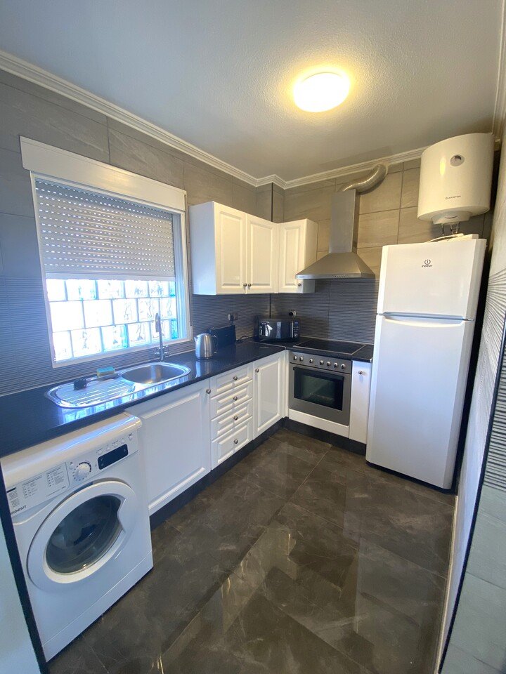   Fabulous renovated 5 bedroom villa with private pool, perfectly situated in the vibrant area of La Zenia. Offering a seamless blend of modern comfor