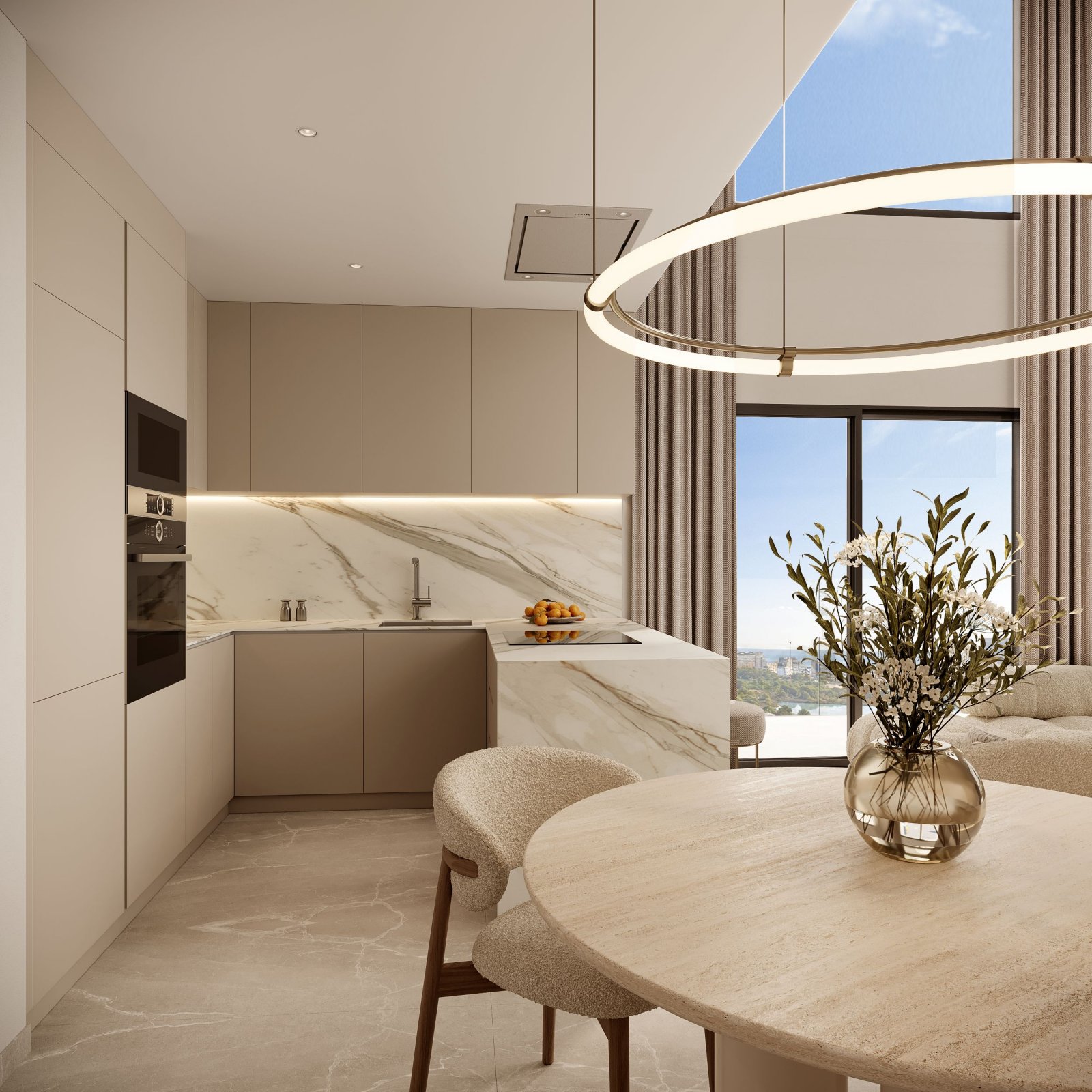  In der wunderschönen Stadt Calpe gelegen, bietet diese exklusive Wohnanlage eine Auswahl von 28 Immobilien, darunter Wohnungen und Penthäuser. Für di