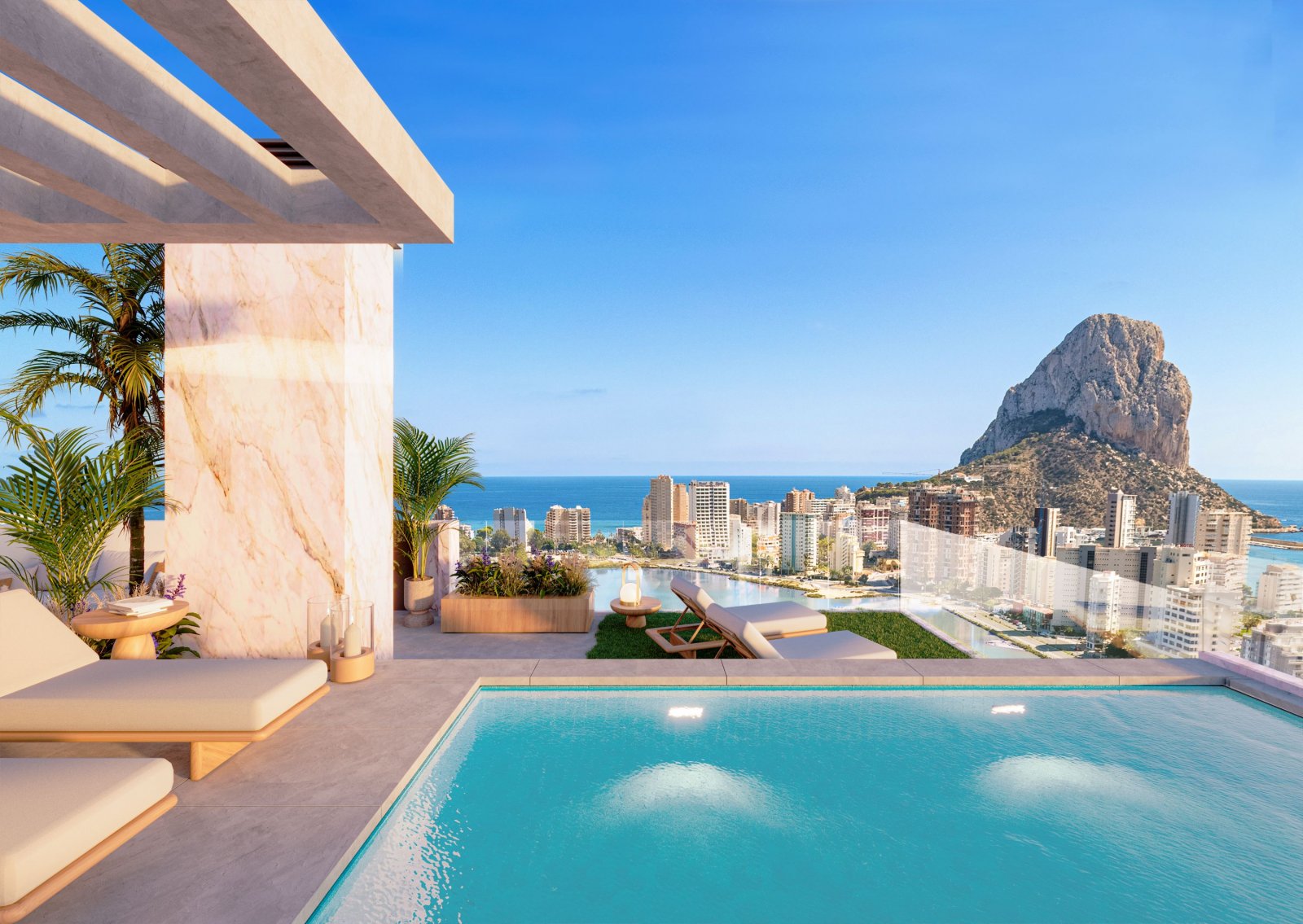  In der wunderschönen Stadt Calpe gelegen, bietet diese exklusive Wohnanlage eine Auswahl von 28 Immobilien, darunter Wohnungen und Penthäuser. Für di
