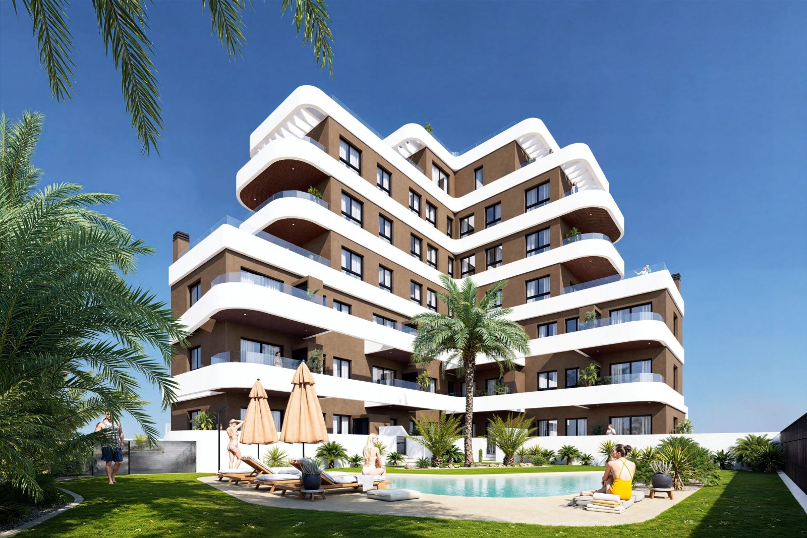 In der charmanten Stadt Guardamar del Segura gelegen, bietet diese Wohnanlage eine Auswahl von 19 Immobilien, darunter Apartments, Erdgeschosse und P