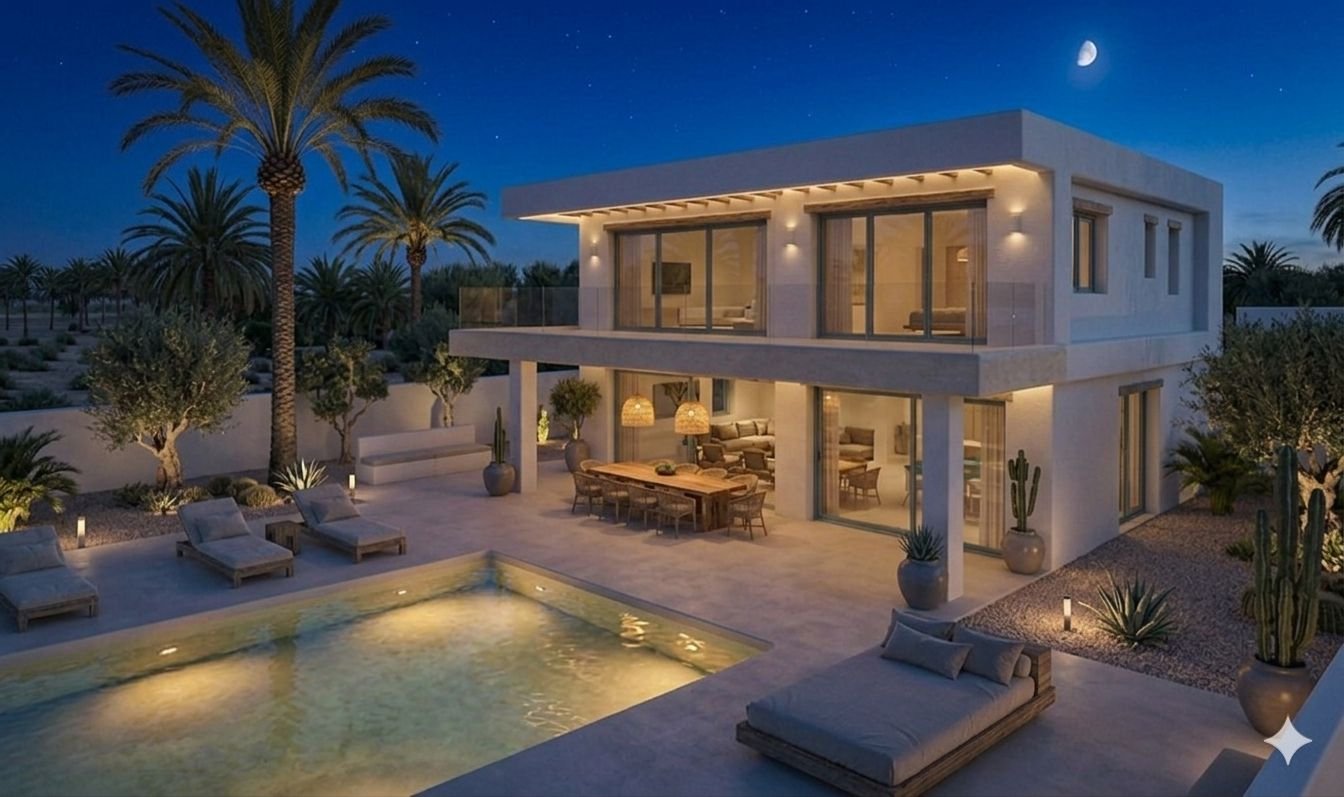 Eine seltene Gelegenheit, ein maßgeschneidertes Luxushaus in einer der begehrtesten Wohngegenden von Sitges zu bauen. Das Grundstück umfasst eine
