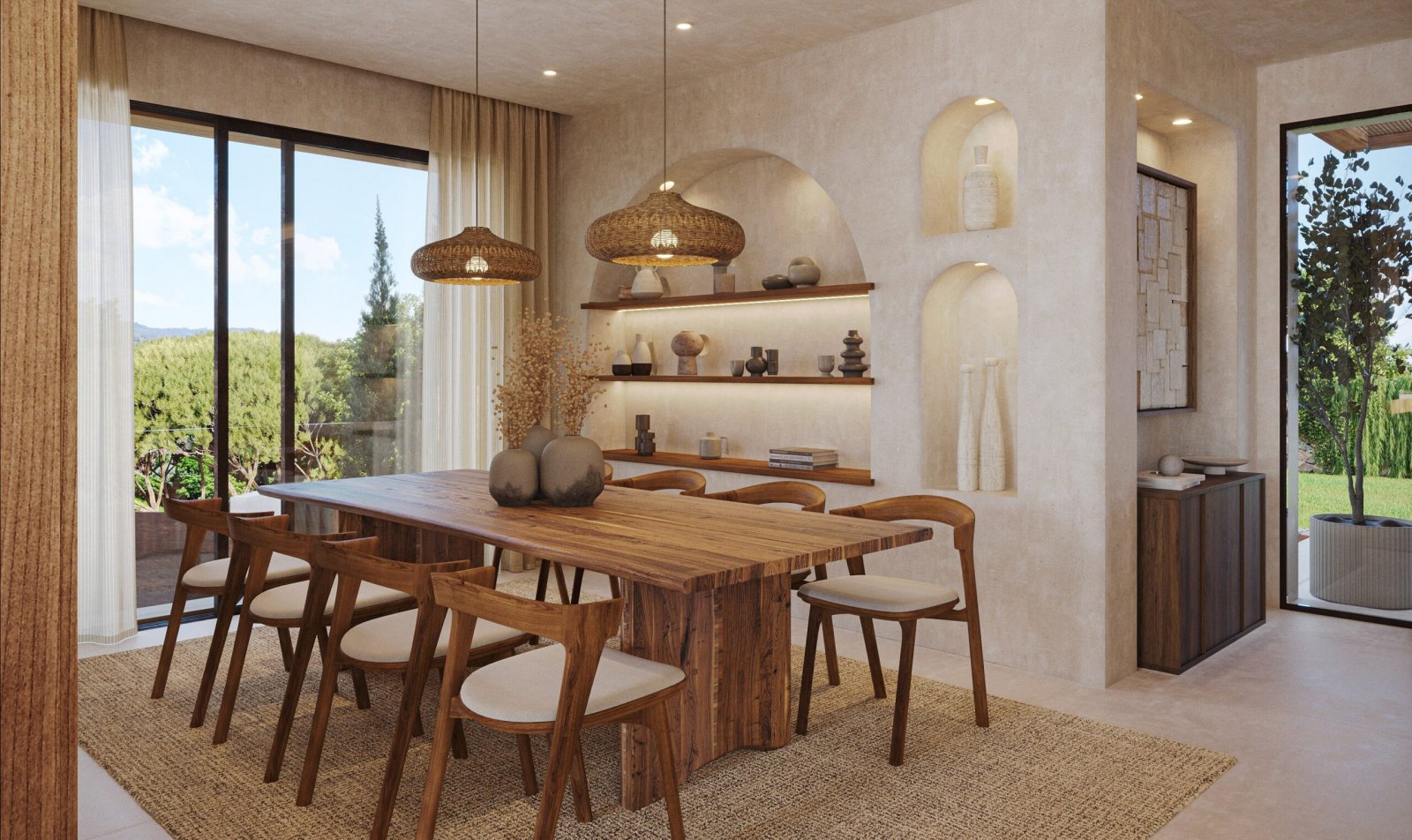 Diese Villa befindet sich in der exklusiven Gegend von Dehesa de Campoamor und bietet eine privilegierte Umgebung für diejenigen, die Ruhe und Komfor