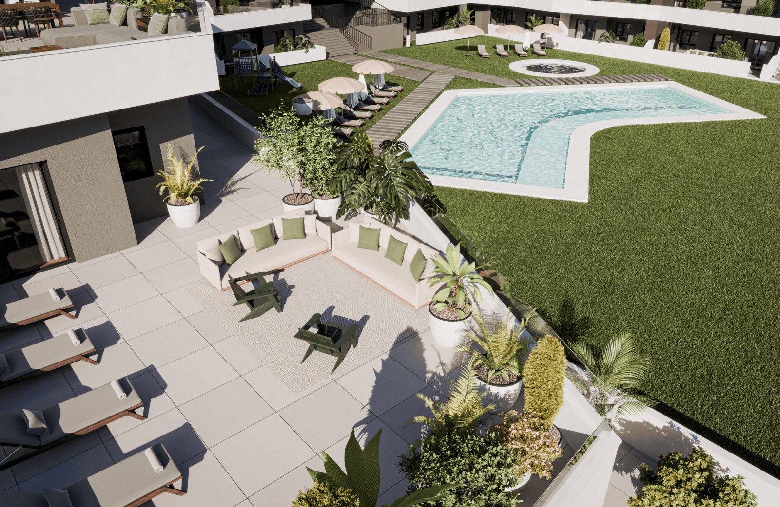 In der charmanten Umgebung von San Miguel de Salinas gelegen, bietet diese Wohnanlage eine Vielzahl von Wohnmöglichkeiten, die auf unterschiedliche B