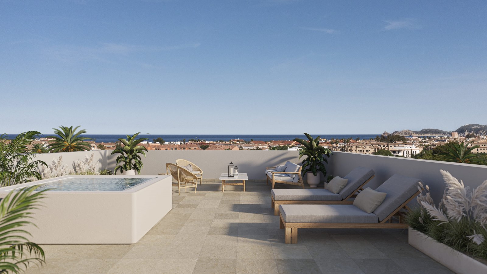 In der charmanten Stadt Jávea gelegen, bietet dieser Wohnkomplex eine Vielzahl von Optionen für diejenigen, die ein Zuhause in Meeresnähe suchen. Mit