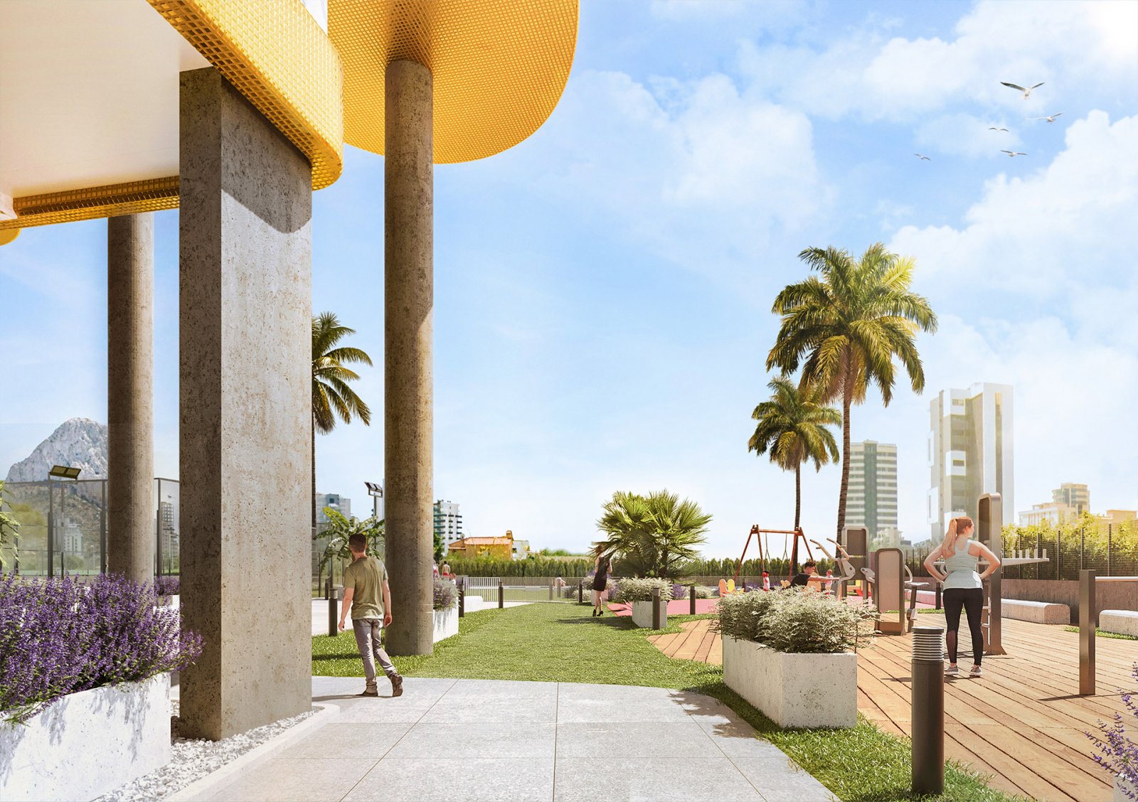 In der schönen Stadt Calpe gelegen, bietet dieser Wohnkomplex 31 Apartments, die entworfen wurden, um beeindruckende Meerblicke zu genießen. Die Nähe