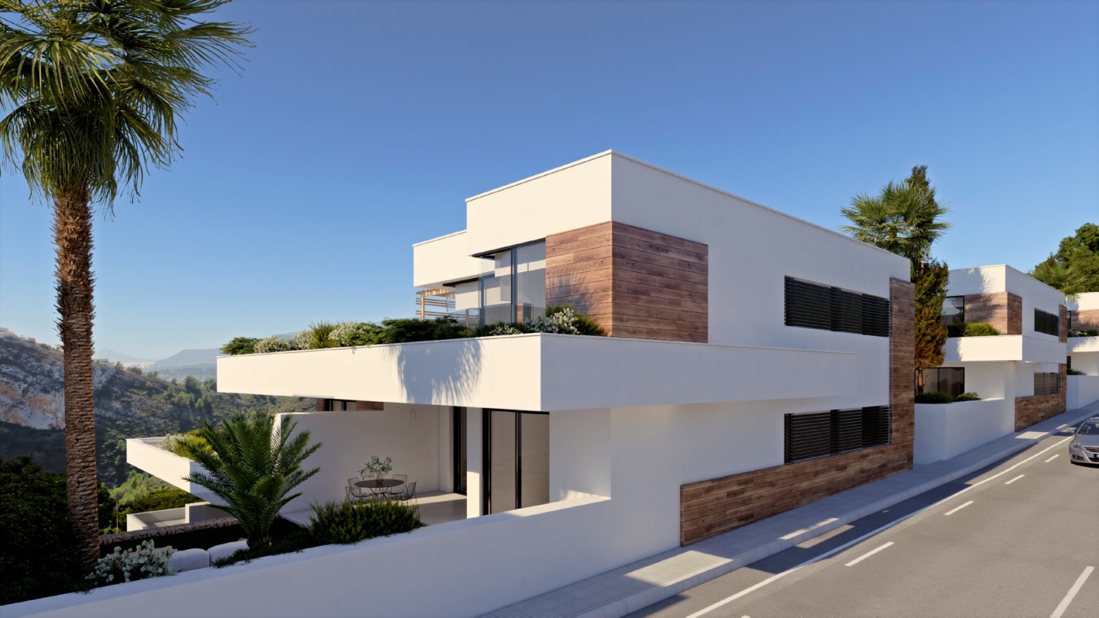 In der exklusiven Gegend von Cumbre del Sol gelegen, bietet diese Wohnanlage eine Auswahl von 11 Immobilien, darunter Apartments, Erdgeschosse und Pe