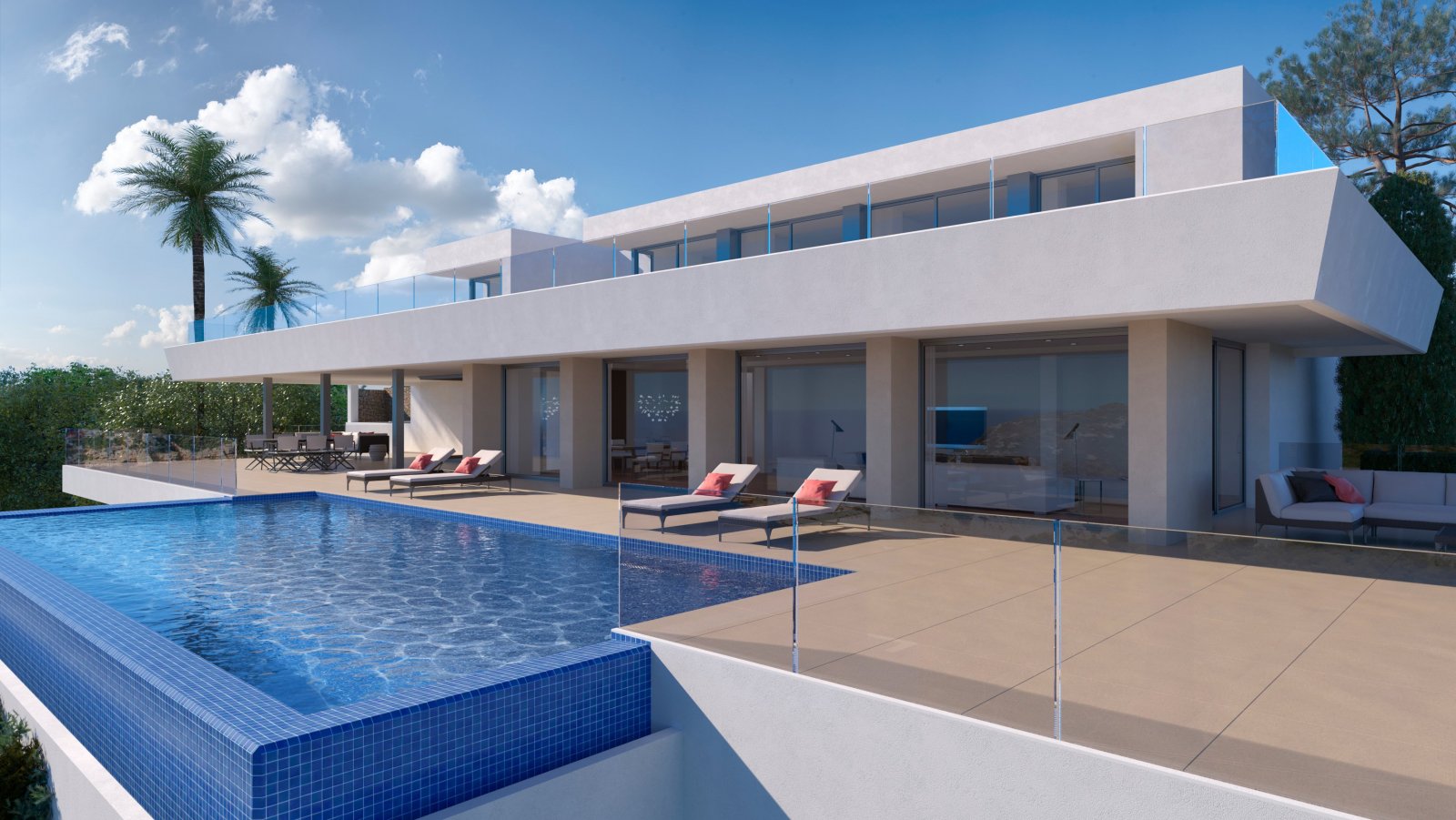 In der exklusiven Gegend von Cumbre del Sol gelegen, bietet diese Villa ein unvergleichliches Wohnerlebnis. Mit Meerblick befindet sich die Immobilie
