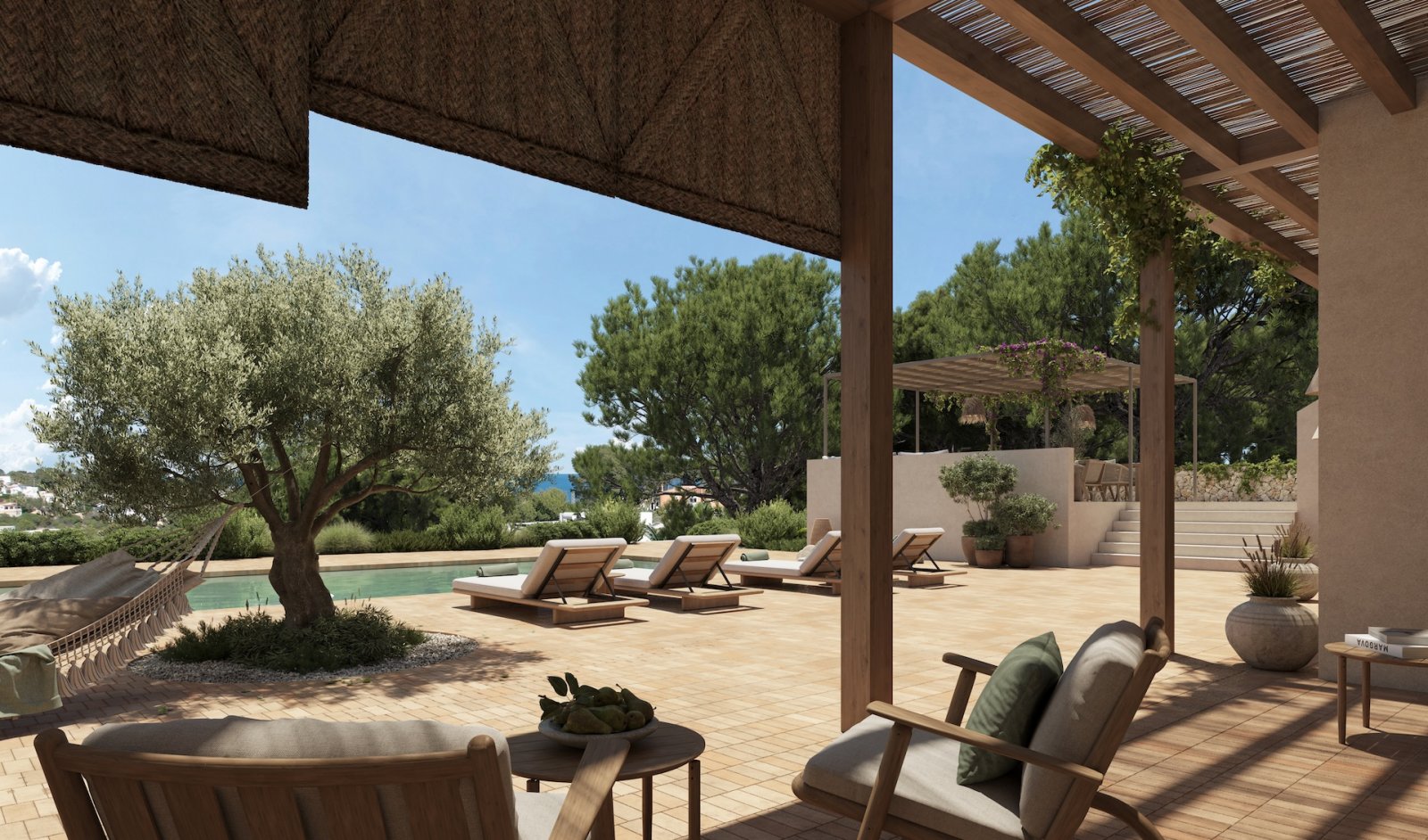 In der charmanten Stadt Benissa gelegen, bietet diese Villa ein einzigartiges Wohnerlebnis mit Meerblick. Die Immobilie befindet sich nur 1 km vom Me