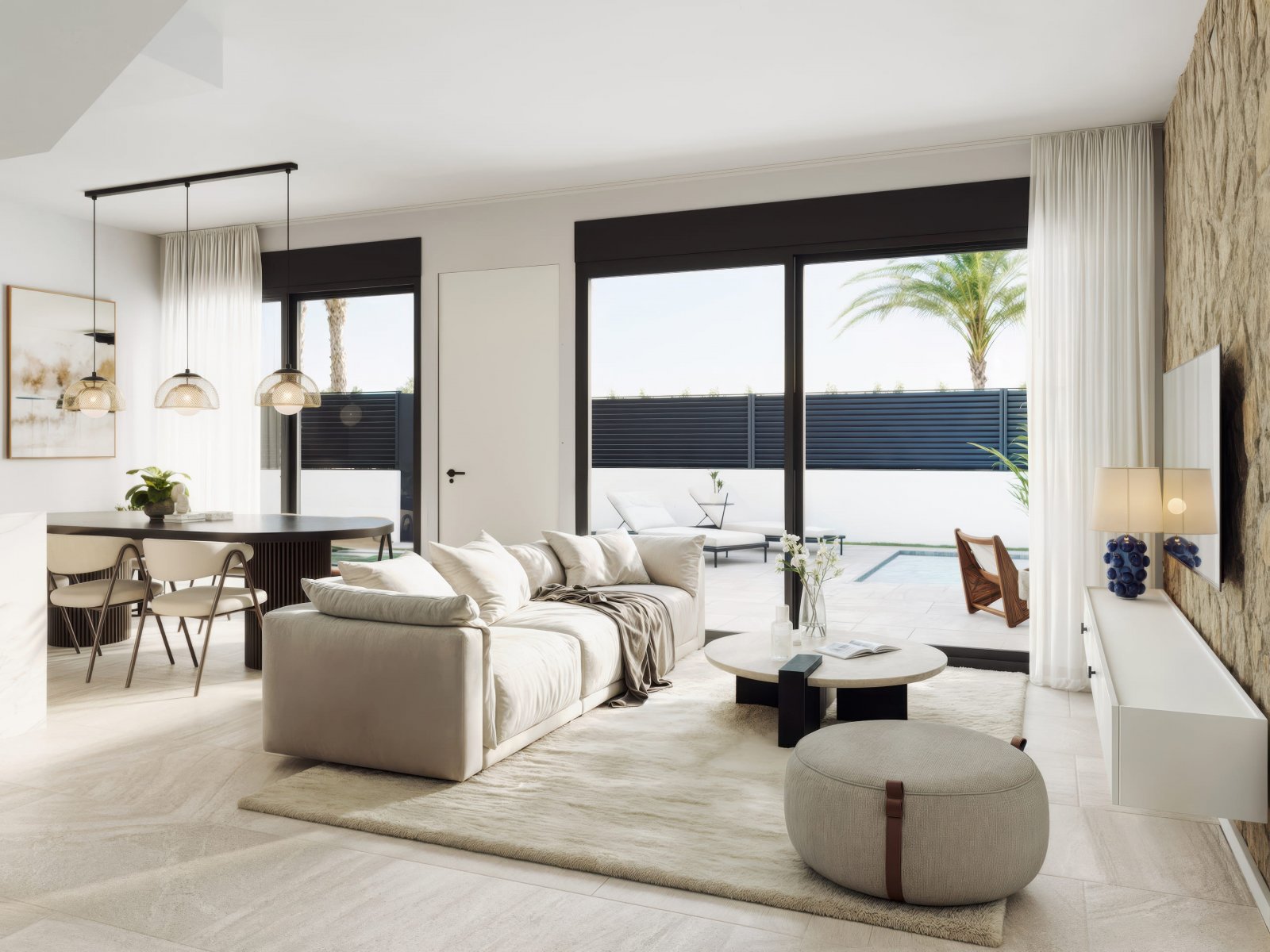 Entdecken Sie die außergewöhnliche, freistehende Luxusvilla „Capri“ im begehrten Santa Rosalía Lake & Life Resort in Murcia. Eingebettet in eine