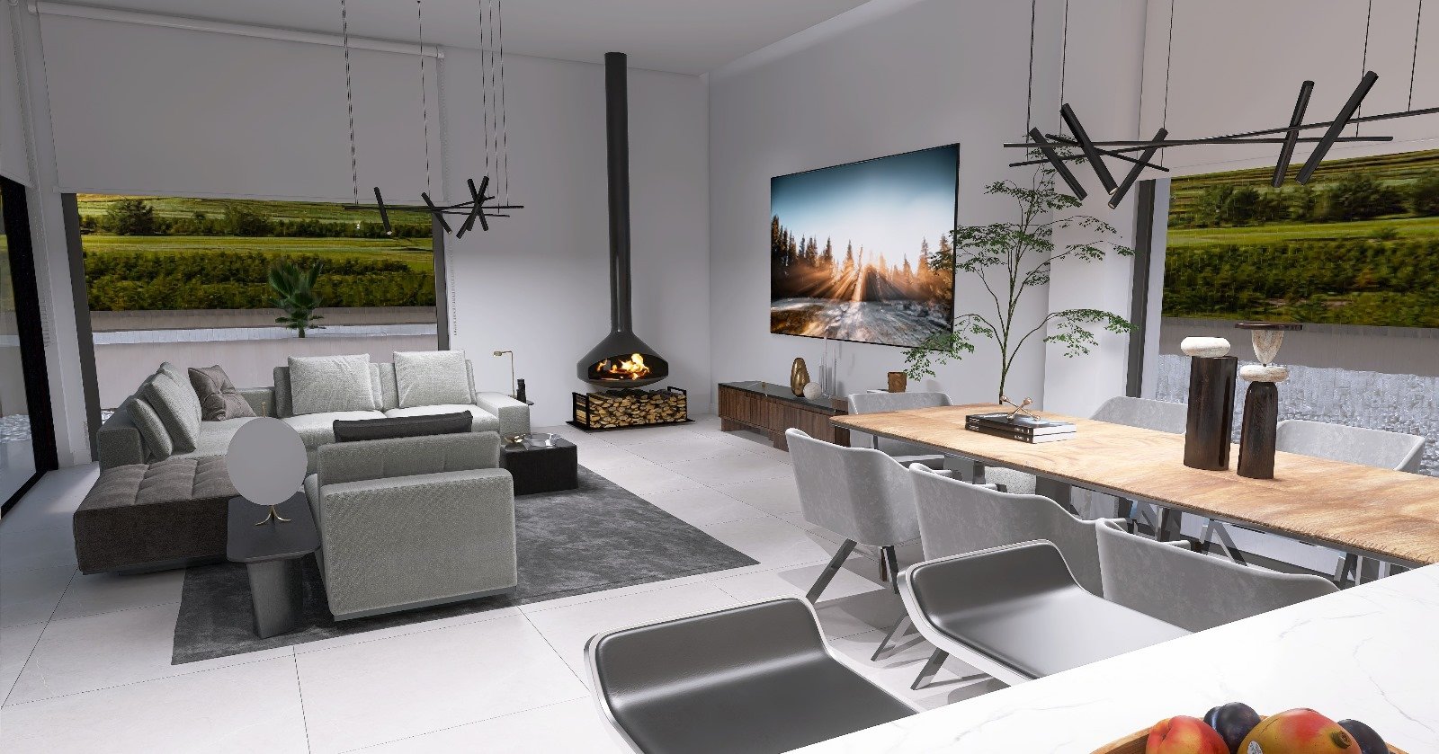 In der charmanten Stadt Pinoso gelegen, bietet dieses freistehende Chalet eine perfekte Kombination aus Komfort und Stil. Mit einer durchdachten Raum