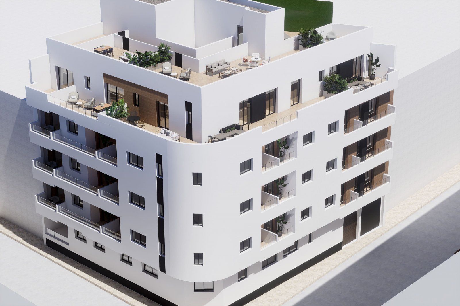 In der charmanten Stadt Torrevieja gelegen, bietet diese Wohnanlage eine Auswahl von 21 Wohnungen, darunter Apartments, Erdgeschosse und Penthäuser.