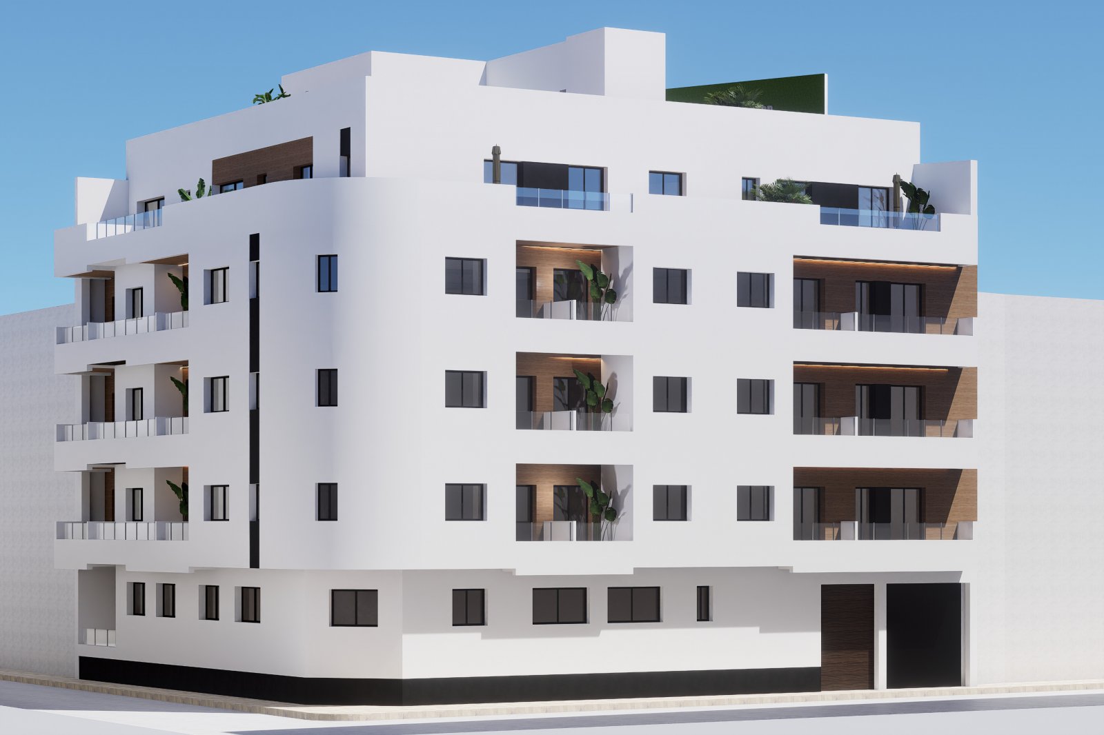 In der charmanten Stadt Torrevieja gelegen, bietet diese Wohnanlage eine Auswahl von 21 Wohnungen, darunter Apartments, Erdgeschosse und Penthäuser.