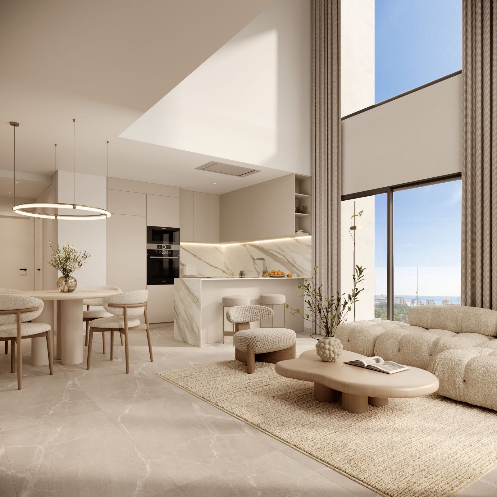 In der wunderschönen Stadt Calpe gelegen, bietet diese exklusive Wohnanlage eine Auswahl von 28 Immobilien, darunter Wohnungen und Penthäuser. Für di