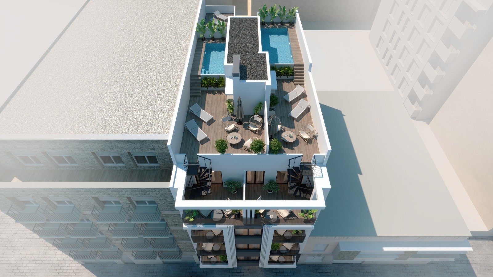 In der charmanten Stadt Torrevieja gelegen, bietet diese exklusive Wohnanlage eine Auswahl an Apartments, Erdgeschossen und Penthäusern. Mit insgesam