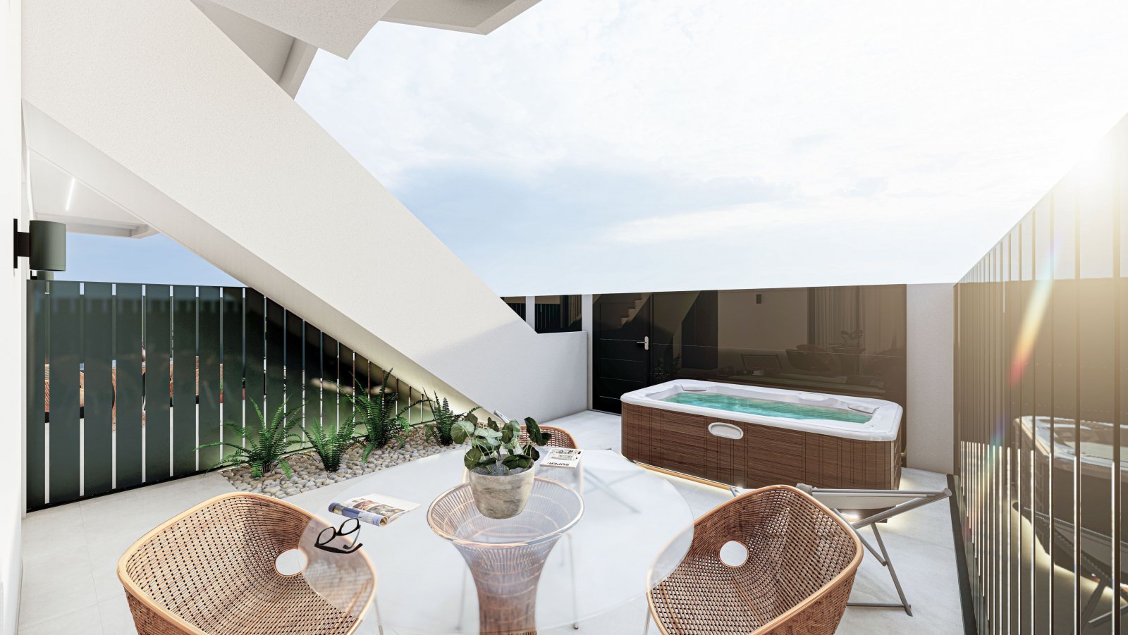 Im charmanten Ort San Pedro del Pinatar gelegen, bieten diese exklusiven Bungalows eine einzigartige Gelegenheit, das Leben an der Costa Cálida zu ge
