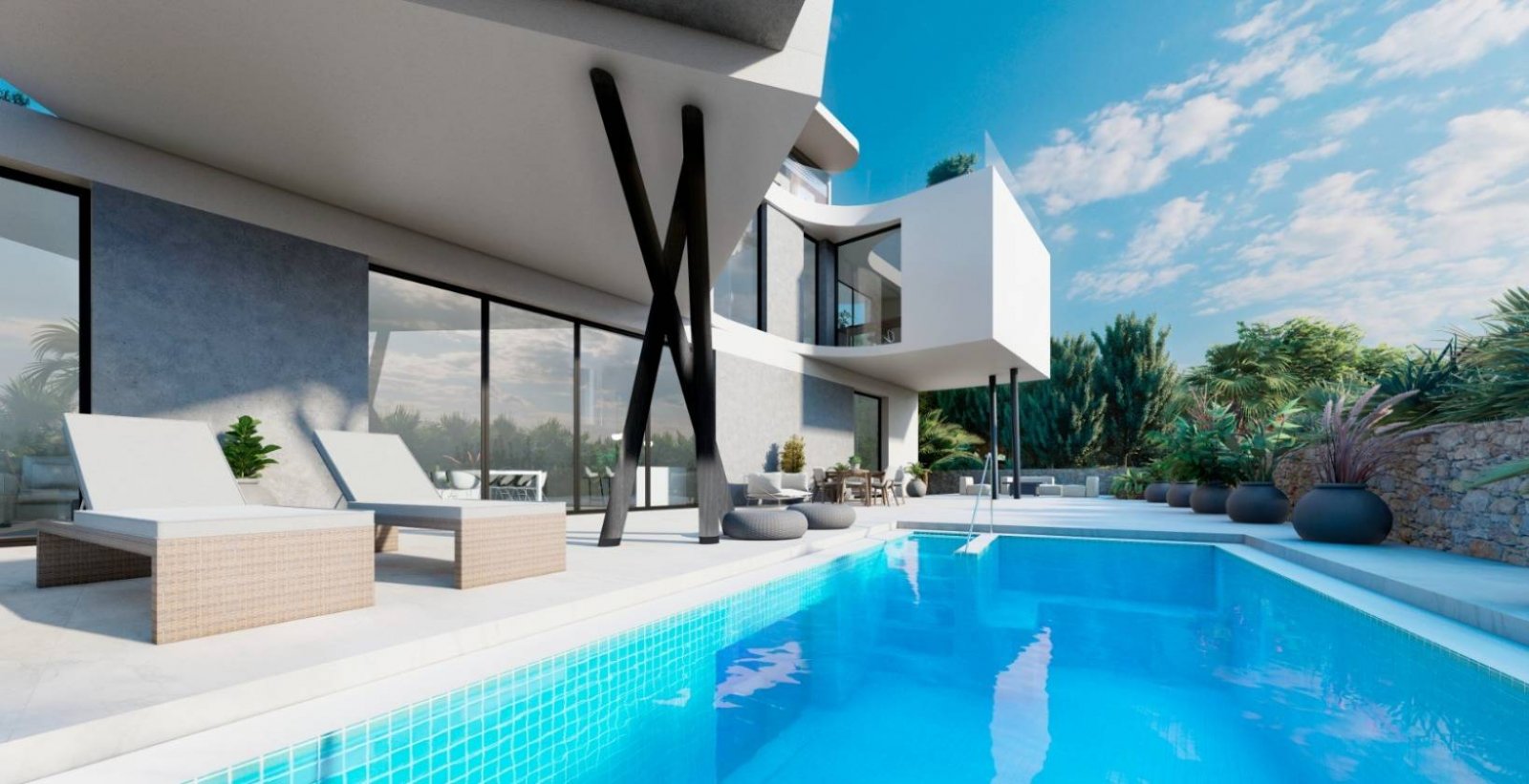 In der charmanten Stadt Orihuela gelegen, bietet diese exklusive Villa eine privilegierte Umgebung, um das mediterrane Leben zu genießen. Nur 300 Met