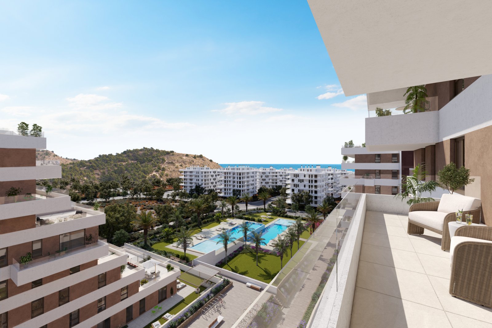 In der malerischen Stadt La Vila Joiosa gelegen, bietet diese Wohnanlage eine Vielzahl von Wohnungen, die darauf ausgelegt sind, die anspruchsvollste