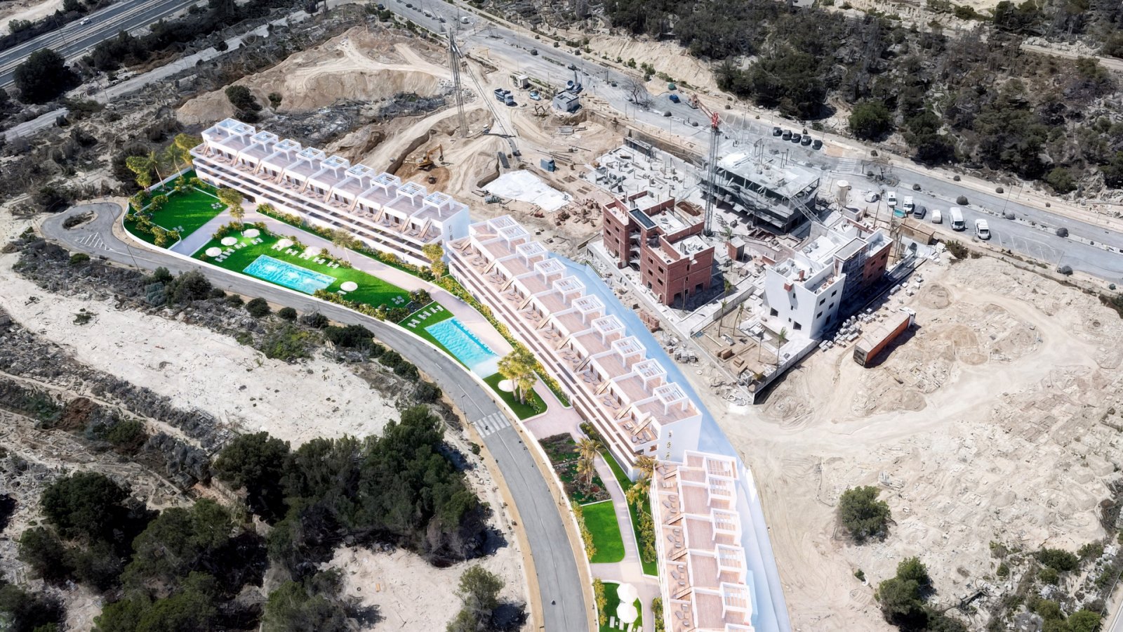 In der prestigeträchtigen Gegend von Golf Bahía gelegen, bietet dieser Wohnkomplex eine Auswahl von 60 Immobilien, darunter Apartments und Penthäuser
