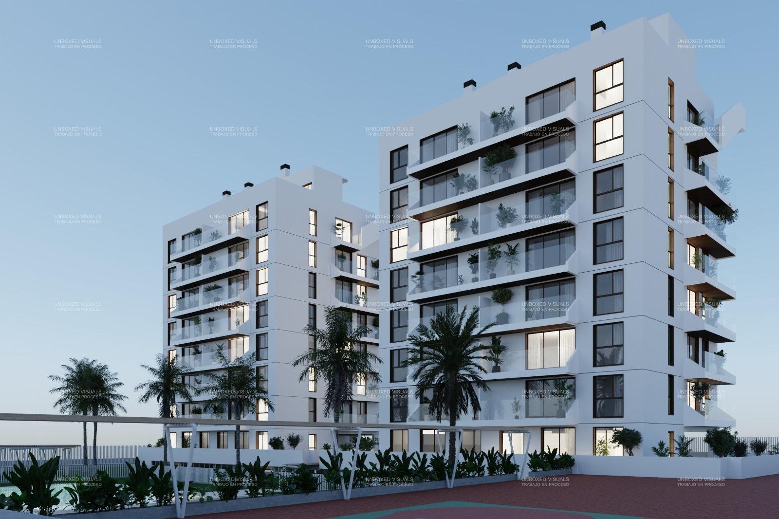 In der charmanten Stadt Guardamar del Segura gelegen, bietet diese Wohnanlage eine Vielzahl von Wohnmöglichkeiten, darunter Apartments, Erdgeschosse