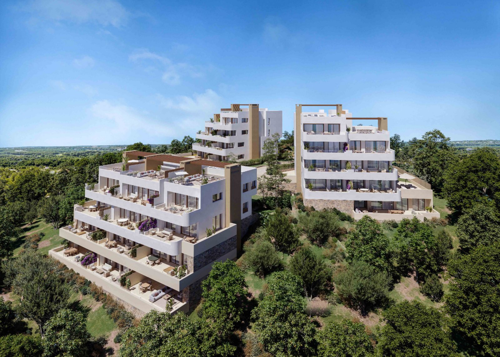 Die exklusive Wohnanlage Buganvilla liegt eingebettet in den renommierten Las Colinas Golf & Country Club und bietet eine Auswahl an eleganten Ap