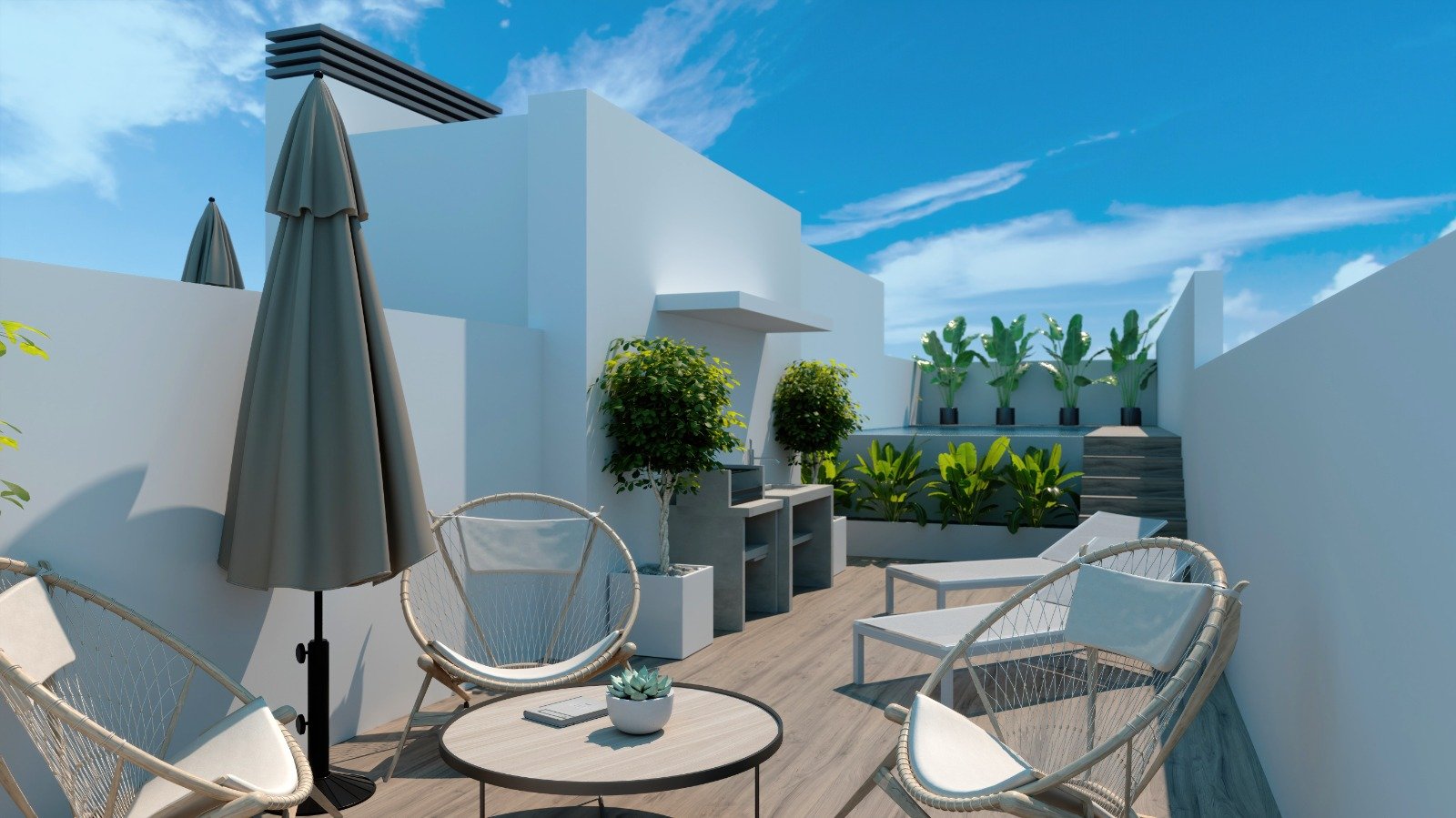 In der charmanten Stadt Torrevieja gelegen, bietet diese exklusive Wohnanlage eine Auswahl an Apartments, Erdgeschossen und Penthäusern. Mit insgesam