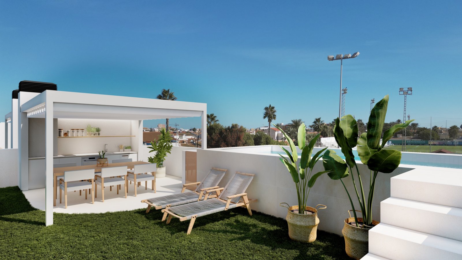  In der charmanten Stadt San Pedro del Pinatar gelegen, bietet diese exklusive Sammlung von 12 Bungalows die perfekte Kombination aus Komfort und Stil
