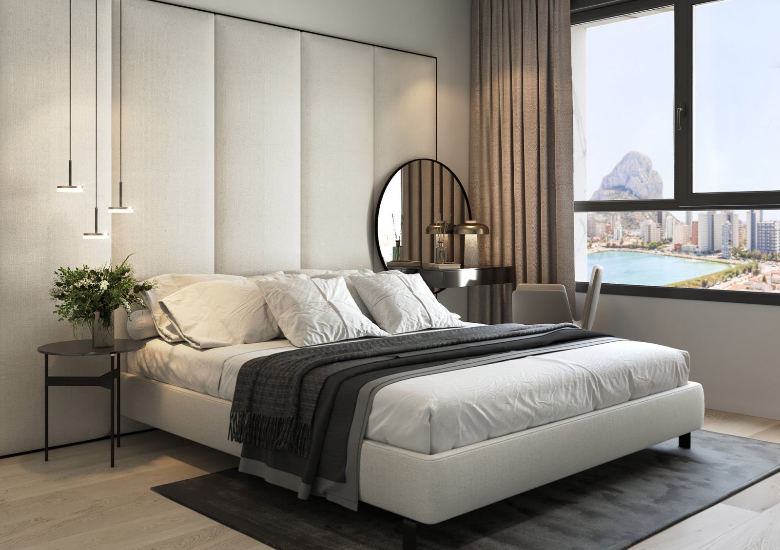 In der schönen Stadt Calpe gelegen, bietet dieser Wohnkomplex 31 Apartments, die entworfen wurden, um beeindruckende Meerblicke zu genießen. Die Nähe