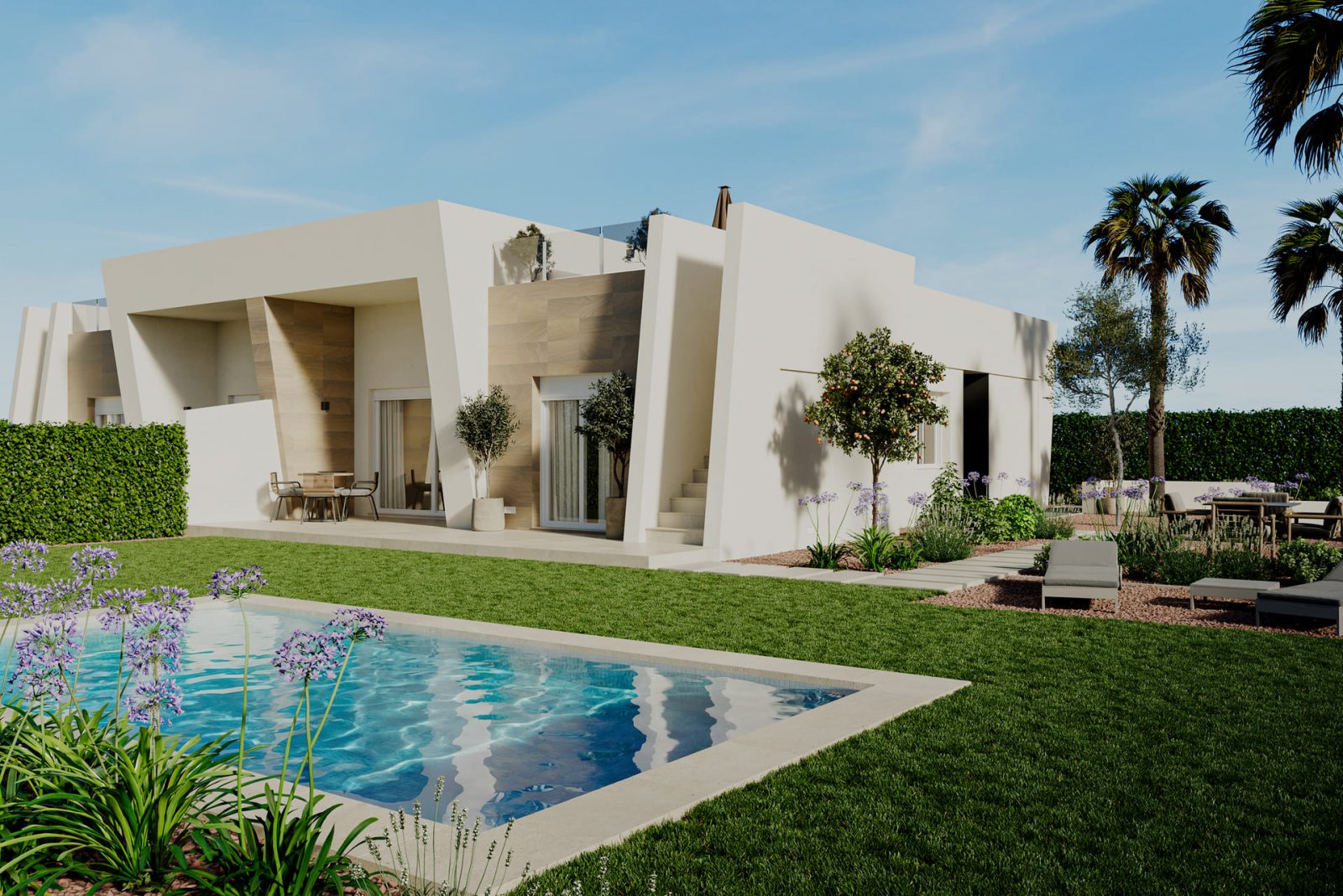 In der prestigeträchtigen Umgebung von La Finca Golf gelegen, bietet dieses Wohnensemble eine exklusive Auswahl von 10 Immobilien, darunter Apartment