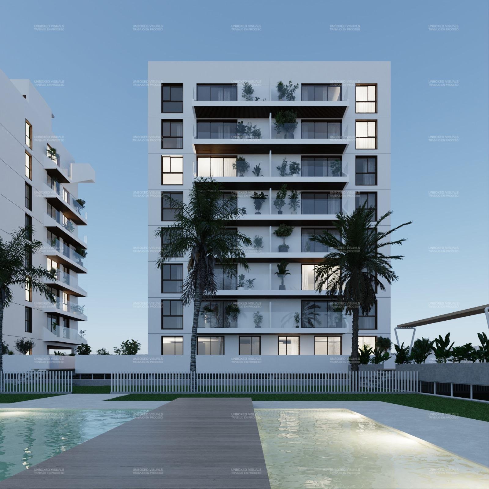 In der charmanten Stadt Guardamar del Segura gelegen, bietet diese Wohnanlage eine Vielzahl von Wohnmöglichkeiten, darunter Apartments, Erdgeschosse