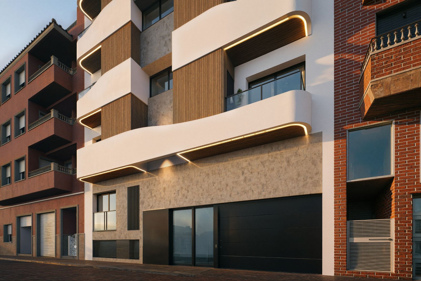  In der charmanten Stadt Guardamar del Segura gelegen, bietet diese exklusive Wohnanlage eine Auswahl an Apartments, Erdgeschossen und Penthäusern. Mi