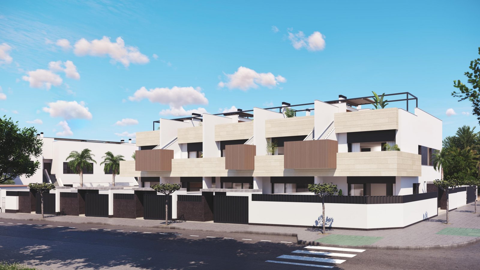 Im charmanten Ort Pilar de la Horadada gelegen, bietet diese exklusive Sammlung von Bungalows eine einzigartige Gelegenheit, das Leben an der Costa B