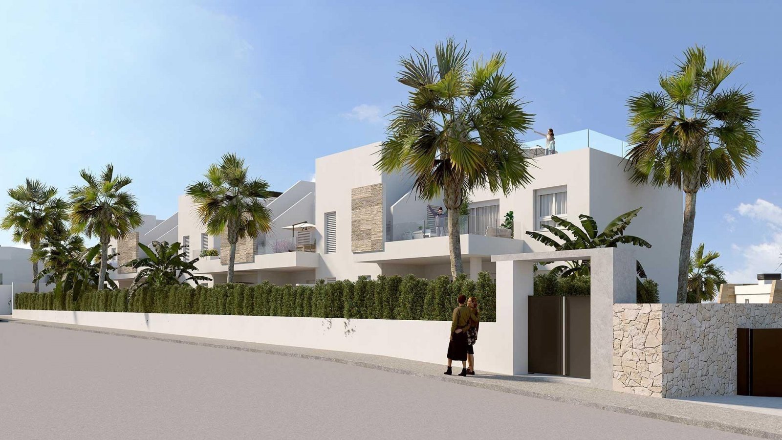 In der prestigeträchtigen Umgebung von La Finca Golf gelegen, bietet dieses Bungalow-Ensemble ein außergewöhnliches Wohnerlebnis. Mit nur vier verfüg