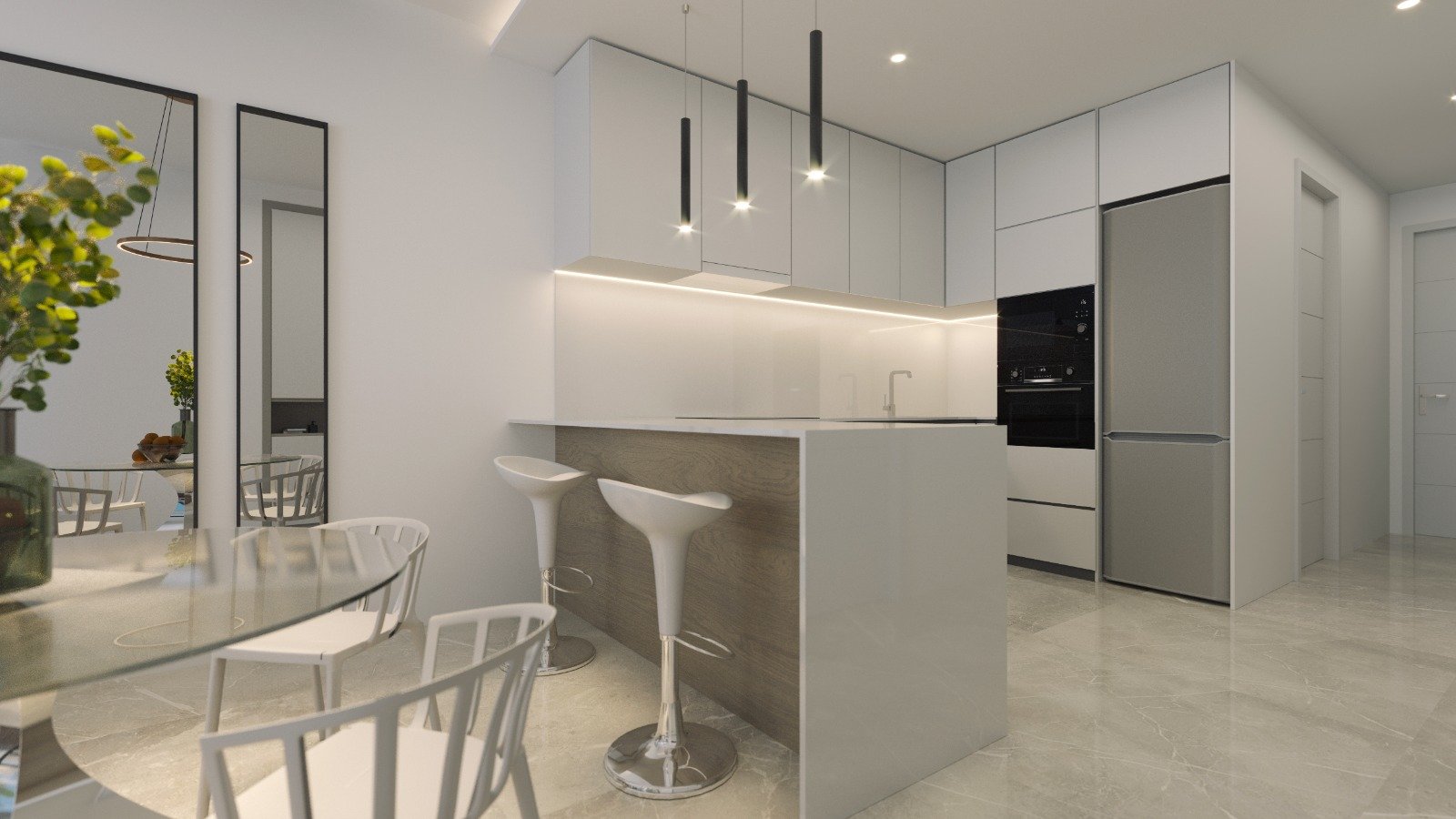 In der charmanten Stadt Torrevieja gelegen, bietet diese exklusive Wohnanlage eine Auswahl an Apartments, Erdgeschossen und Penthäusern. Mit insgesam