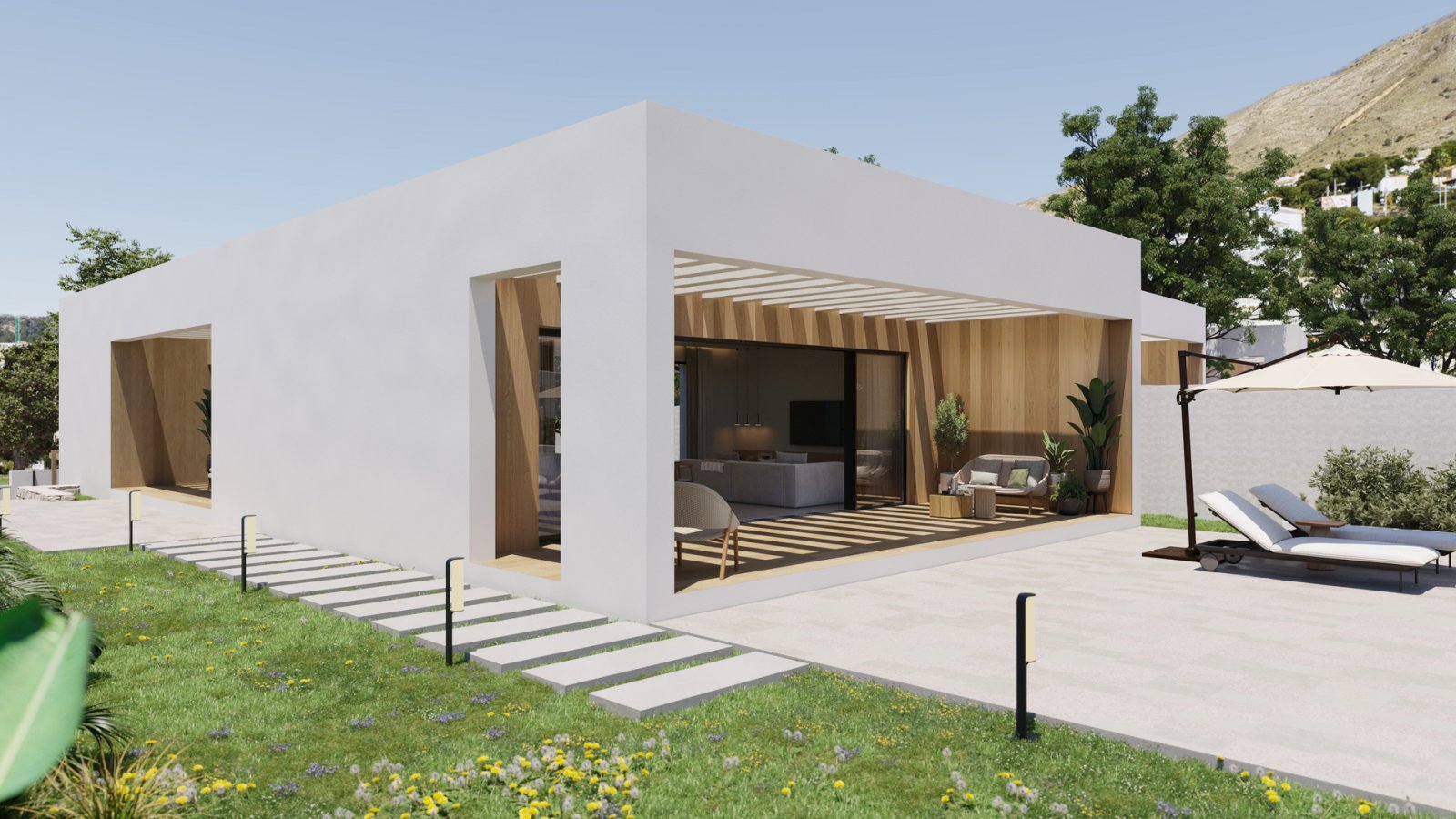 In der exklusiven Gegend von Golf Bahía gelegen, bietet dieser Wohnkomplex eine Auswahl von 6 freistehenden Häusern. Diese Immobilien zeichnen sich d