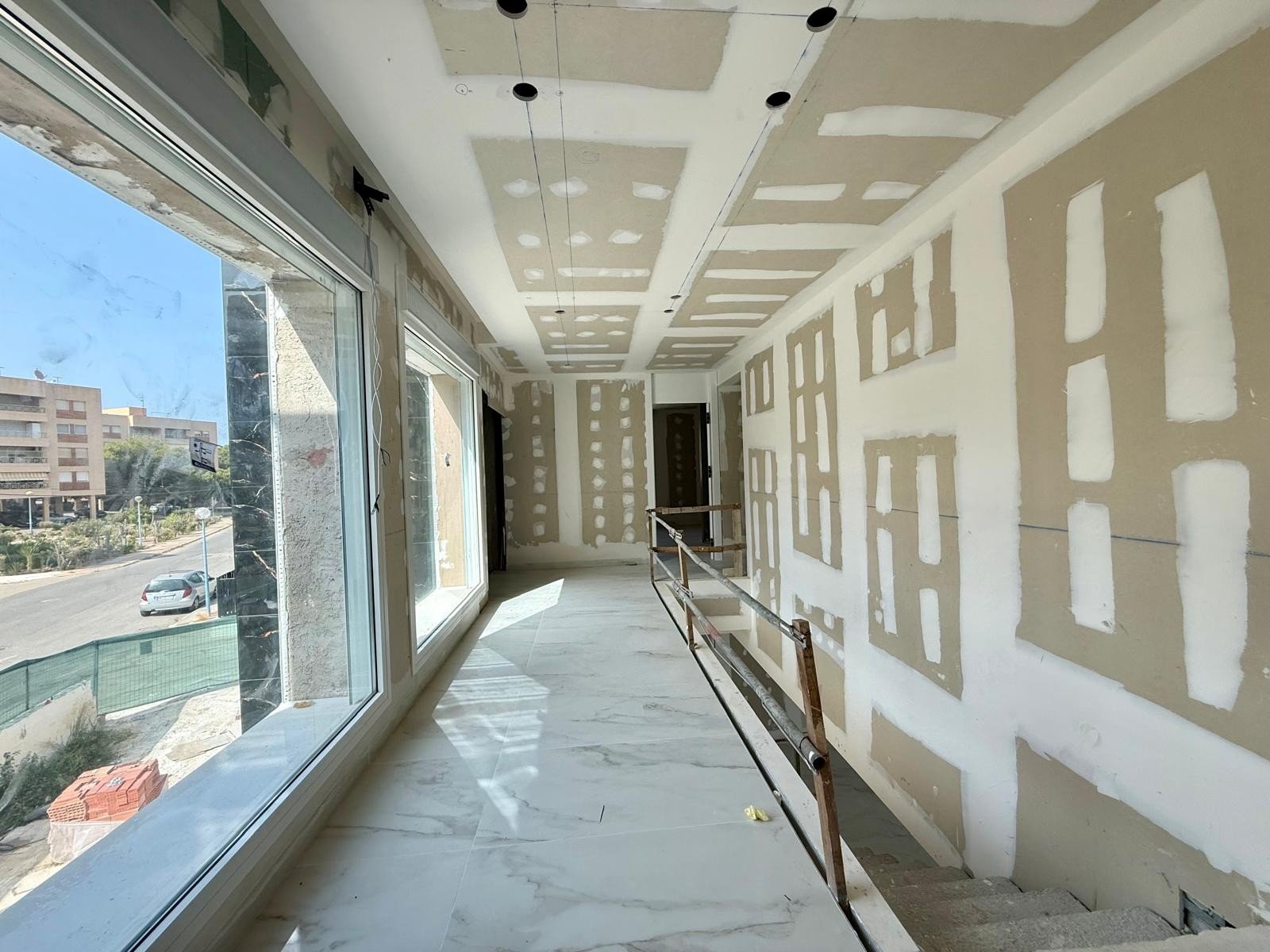 First line luxury villa under construction in Punta Prima
The first line plot of 1100 m2 with superb views over the Mediterranean sea 
