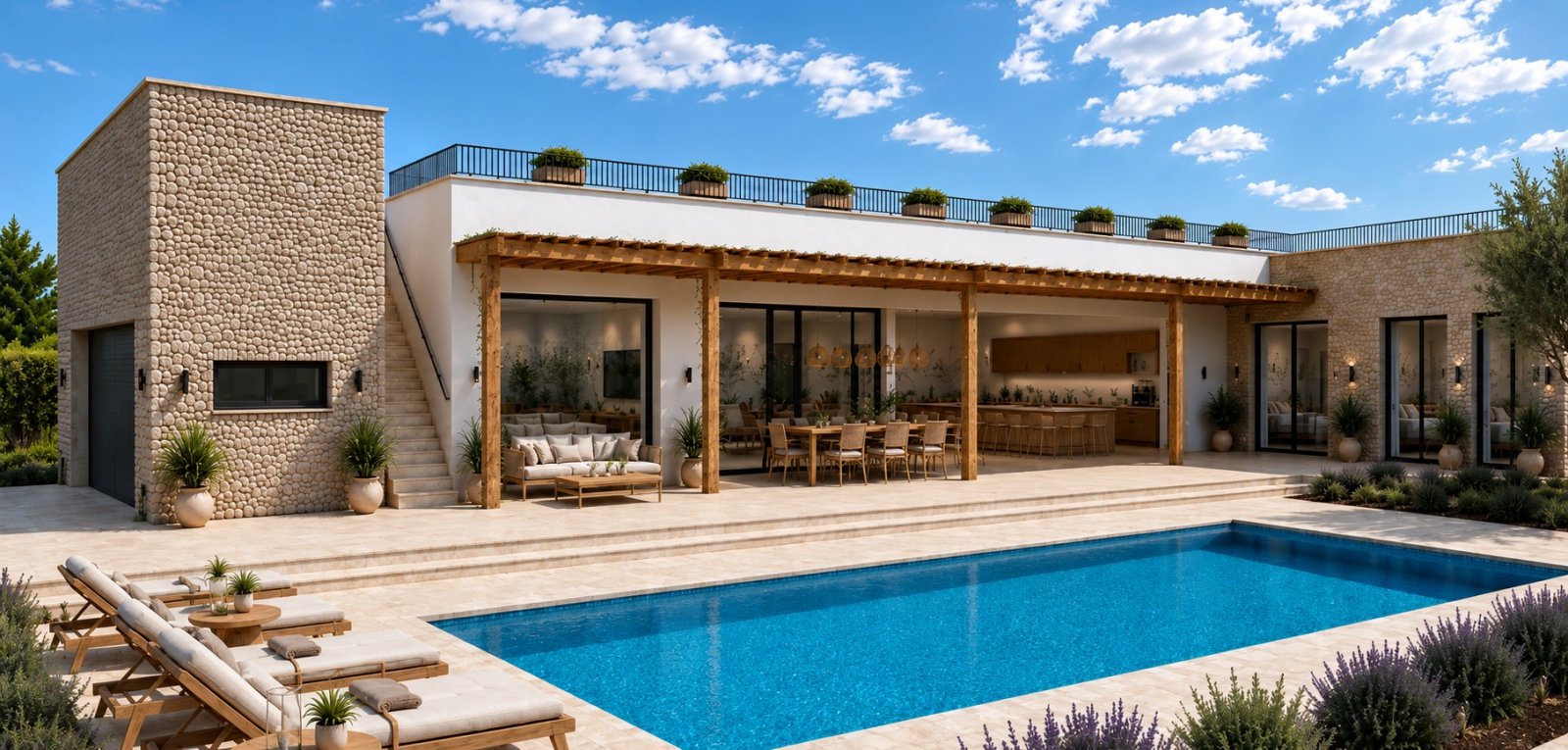 Cabo de Palos:  Diese exklusive Villa befindet sich in der charmanten Umgebung von Cabo de Palos und bietet ein unvergleichliches Wohnerlebnis. Nur 200 Meter vom Mee 