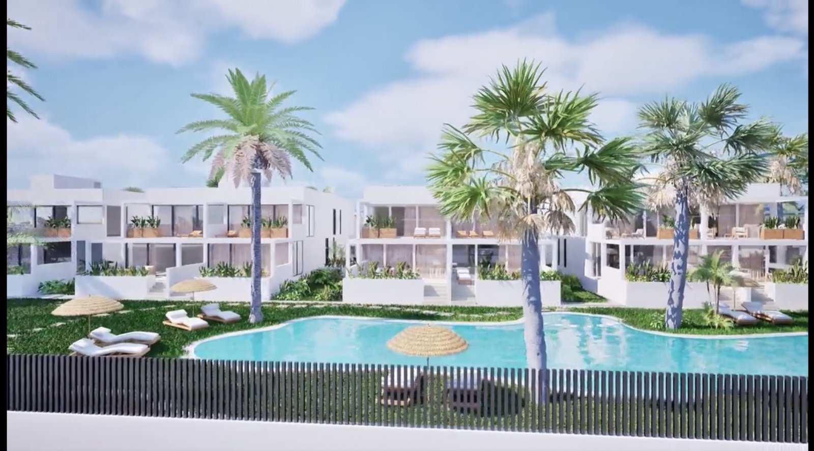 Mar de Cristal:  In der charmanten Umgebung von Mar de Cristal gelegen, bietet diese Wohnanlage eine exklusive Auswahl von 16 Bungalows. Für diejenigen, die ein Zuhau 