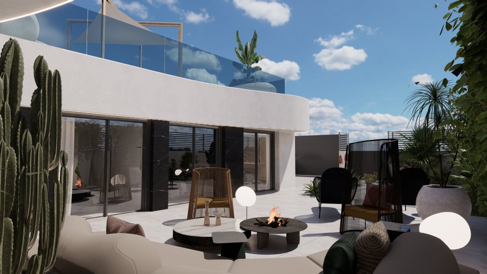  Wir stellen eine exklusive neue Wohnanlage in Rojales vor, die aus 41 luxuriösen freistehenden Villen besteht. Jede Villa bietet ca. 125 m² Wohnfläch